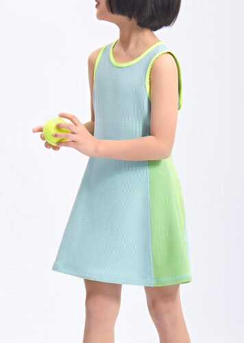 Children Athletic Wear Quick-Drying Jacquard Weave Girls Tennis Dress Clothing Sports Wear