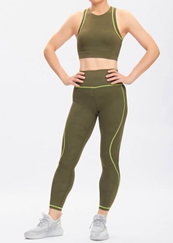 OEM ODM Breathable High Waist Women Workout Fitness Sports Yoga Set